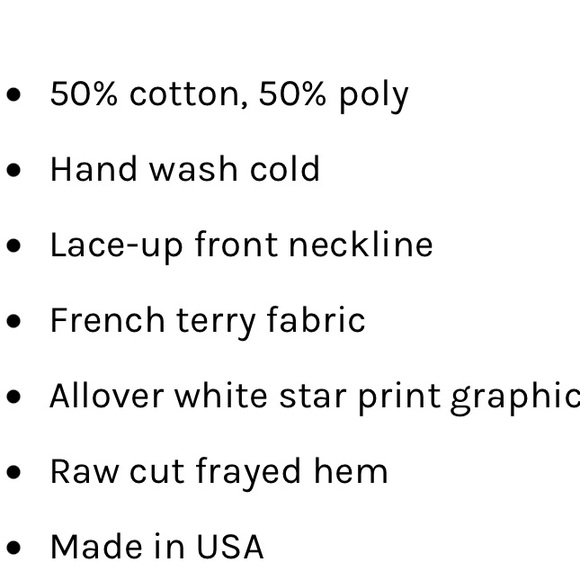 Wildfox Football Blue & White Star Hutton Hoodie Sweater Size Large - Picture 5 of 10